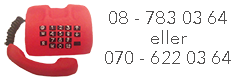 Kontakta mig på 08-783 03 64 eller 070-622 03 64